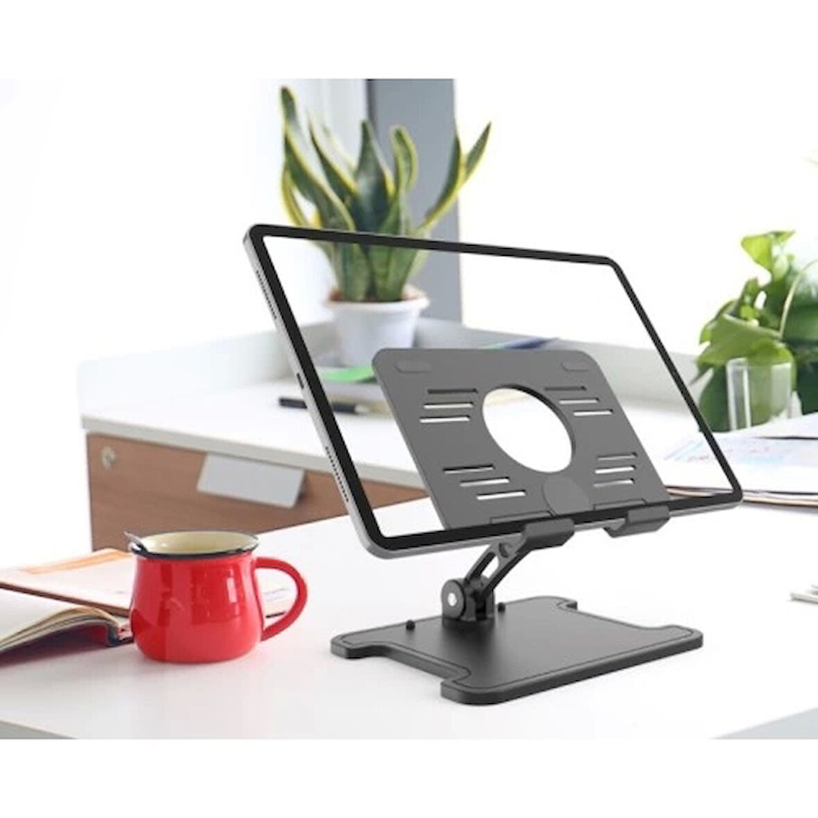 Masa Üstü Tablet ve Telefon Tutucu Stand Katlanabilir