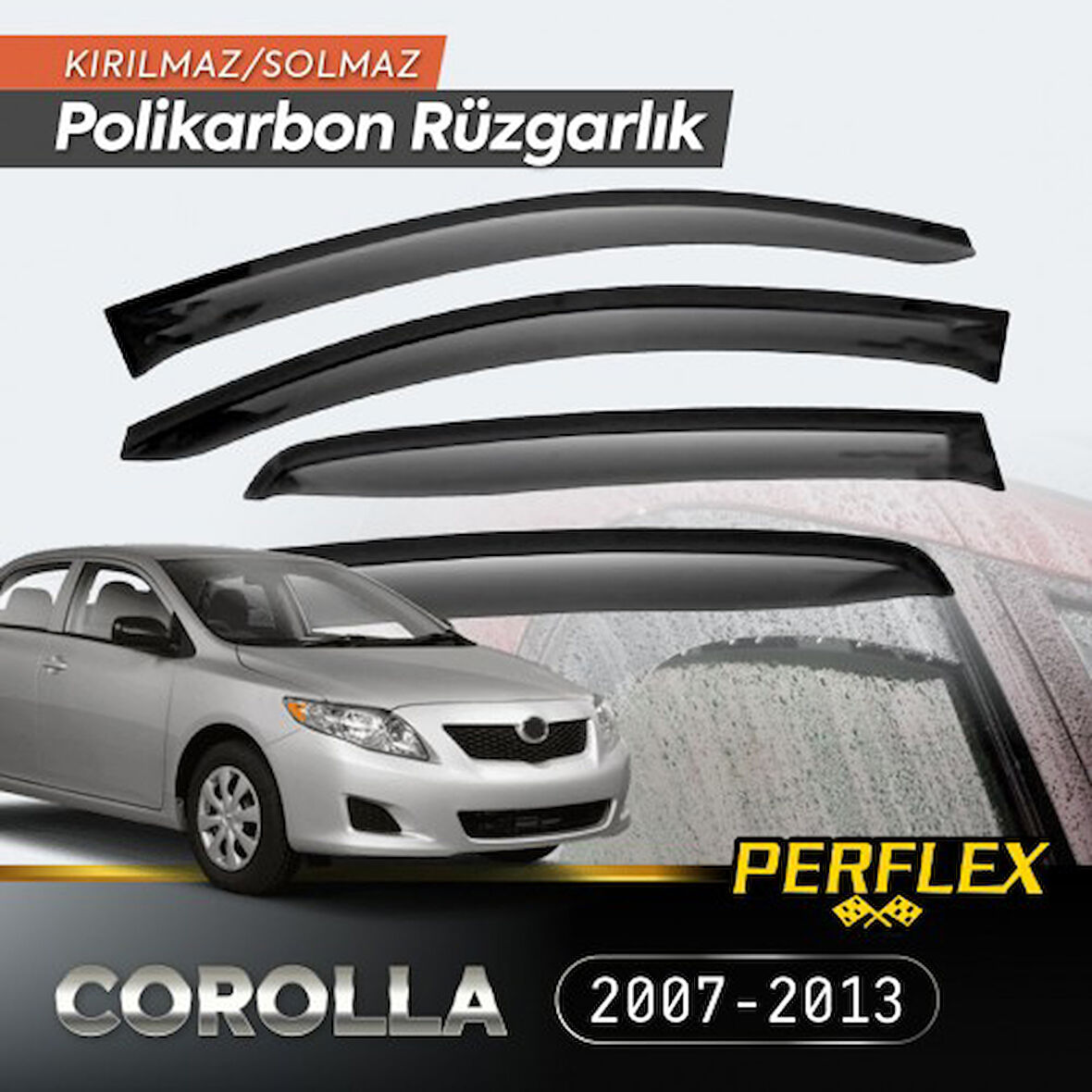 Toyota Corolla 2007-2013 Cam Rüzgarlığı V2 Mugen