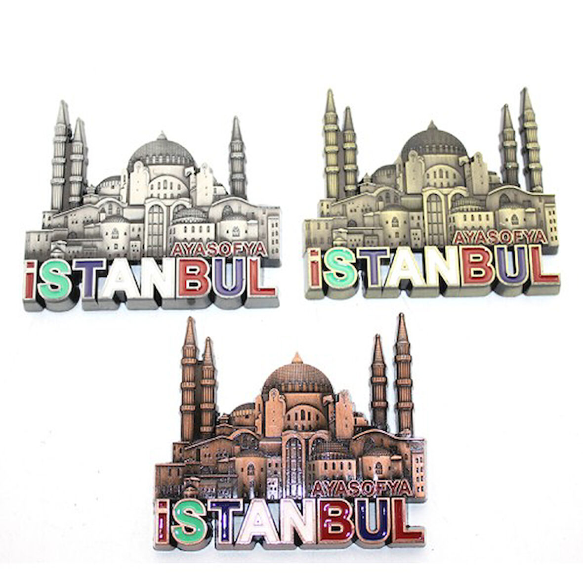 İstanbul Temalı Metal Magnet Model 6 