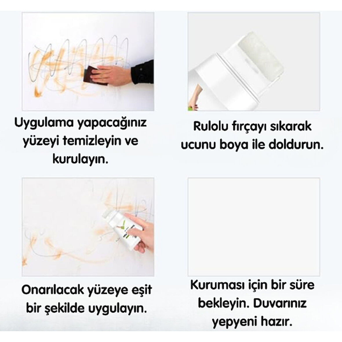 Küçük Duvar Tamir Rötuş Boyası