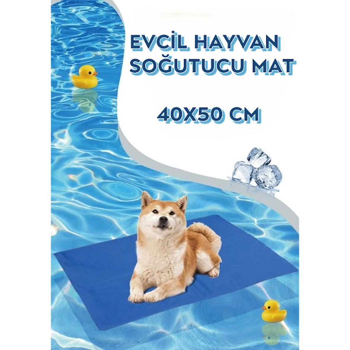 Evcil Hayvan Soğutucu Yatak Mat 40x50 cm