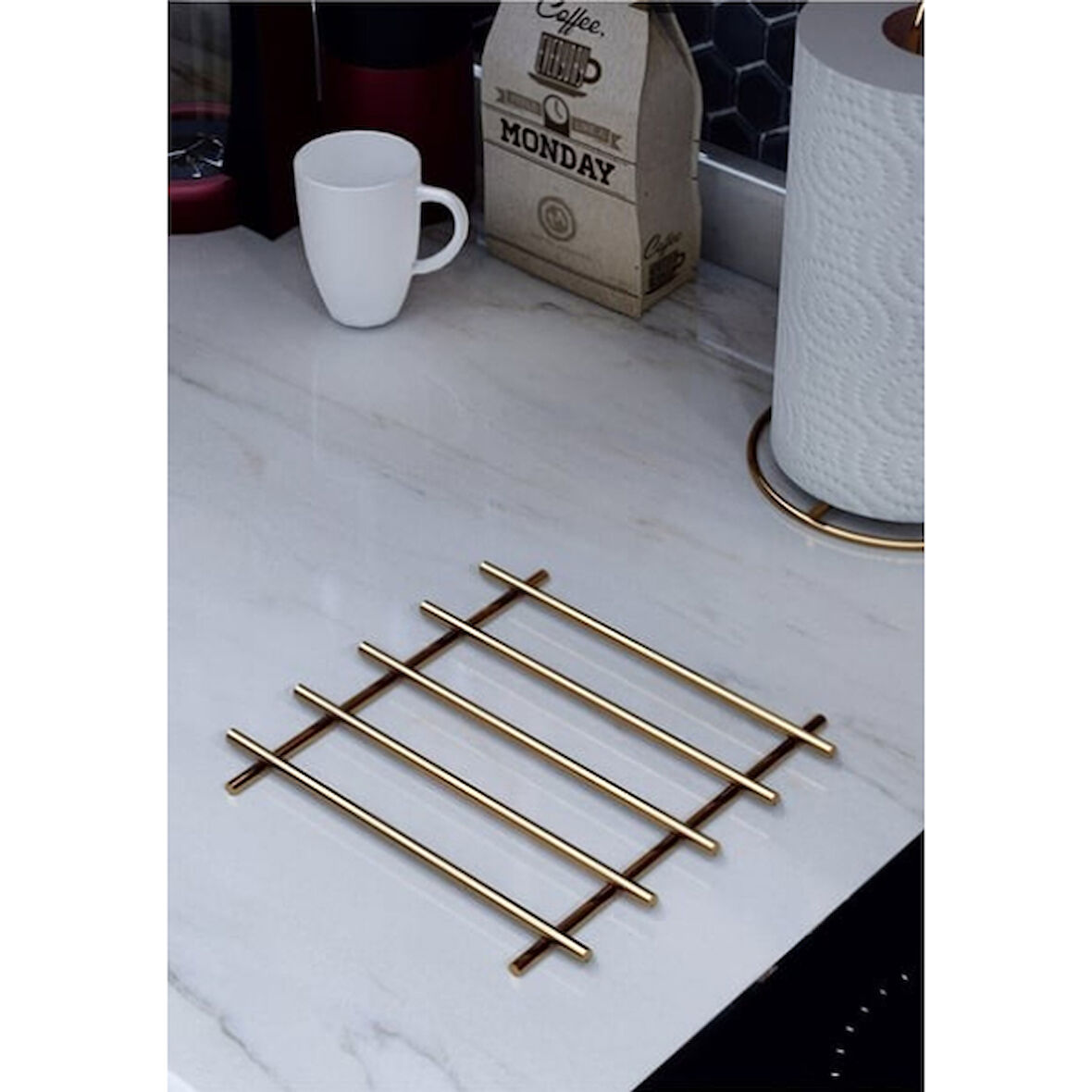 Yanmaz Paslanmaz Çelik Nihale Gold Renk