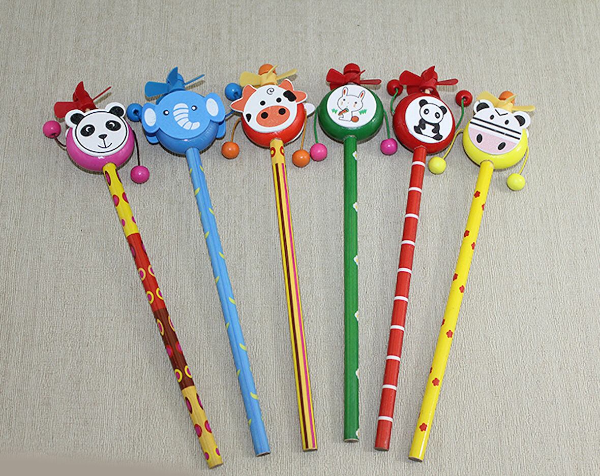 Ahşap Hayvan Figürlü Kurşun Kalem