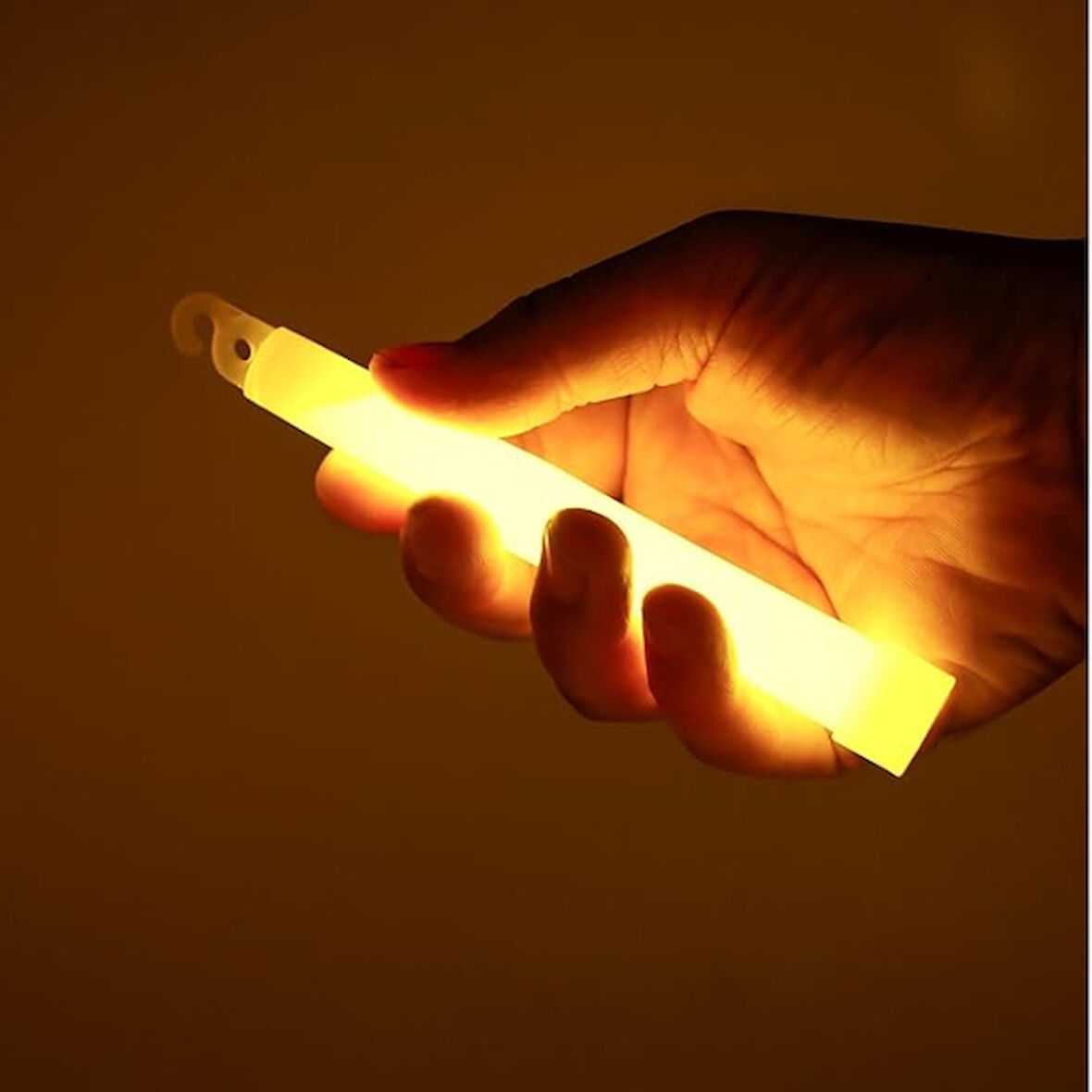 Turuncu Renk Karanlıkta Yanan Asılabilir Glow Stick Lamba 1 Adet