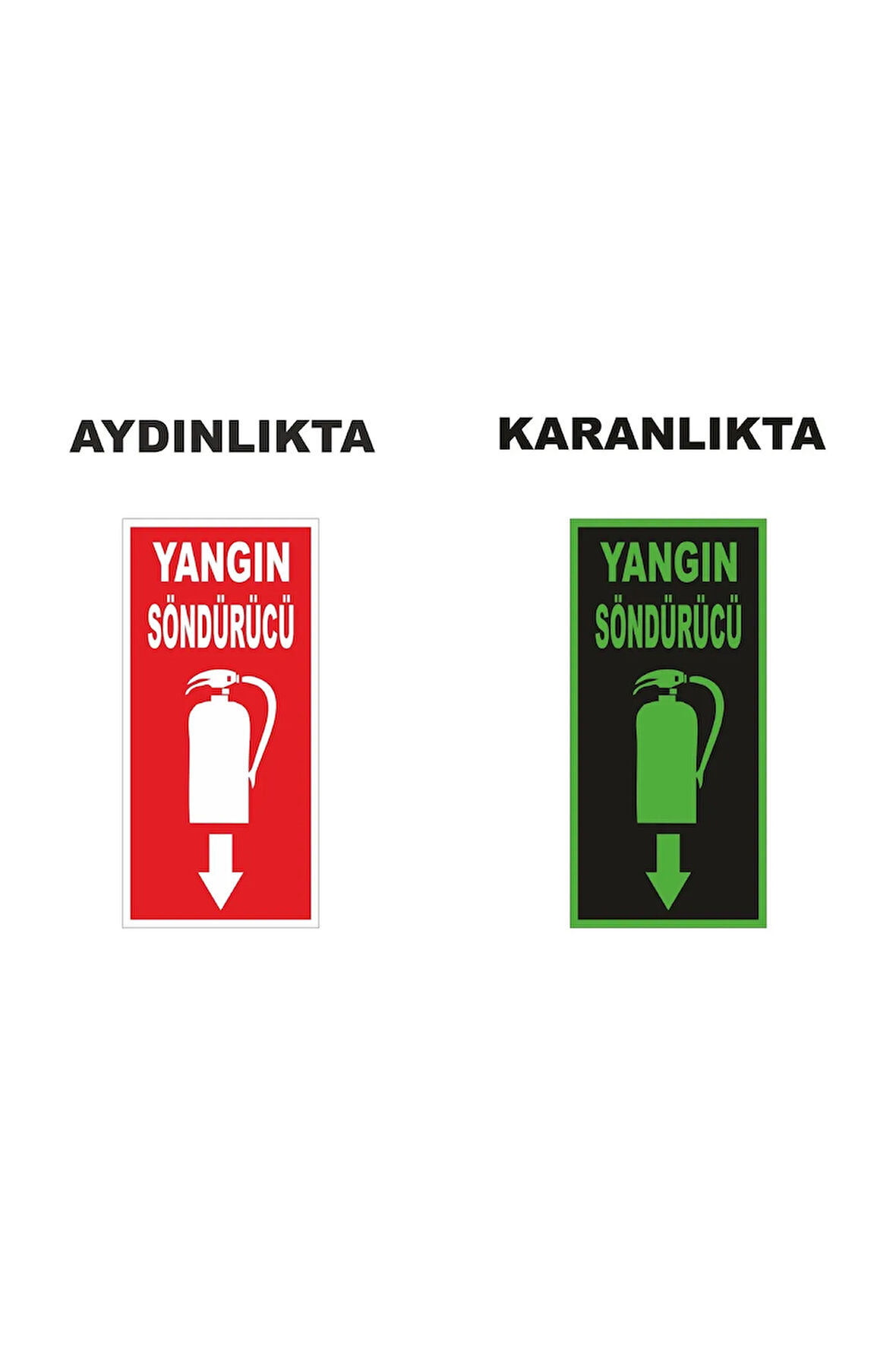 KARAKÖY TEMİN FOSFORLU YANGIN SÖNDÜRÜCÜ LEVHASI
