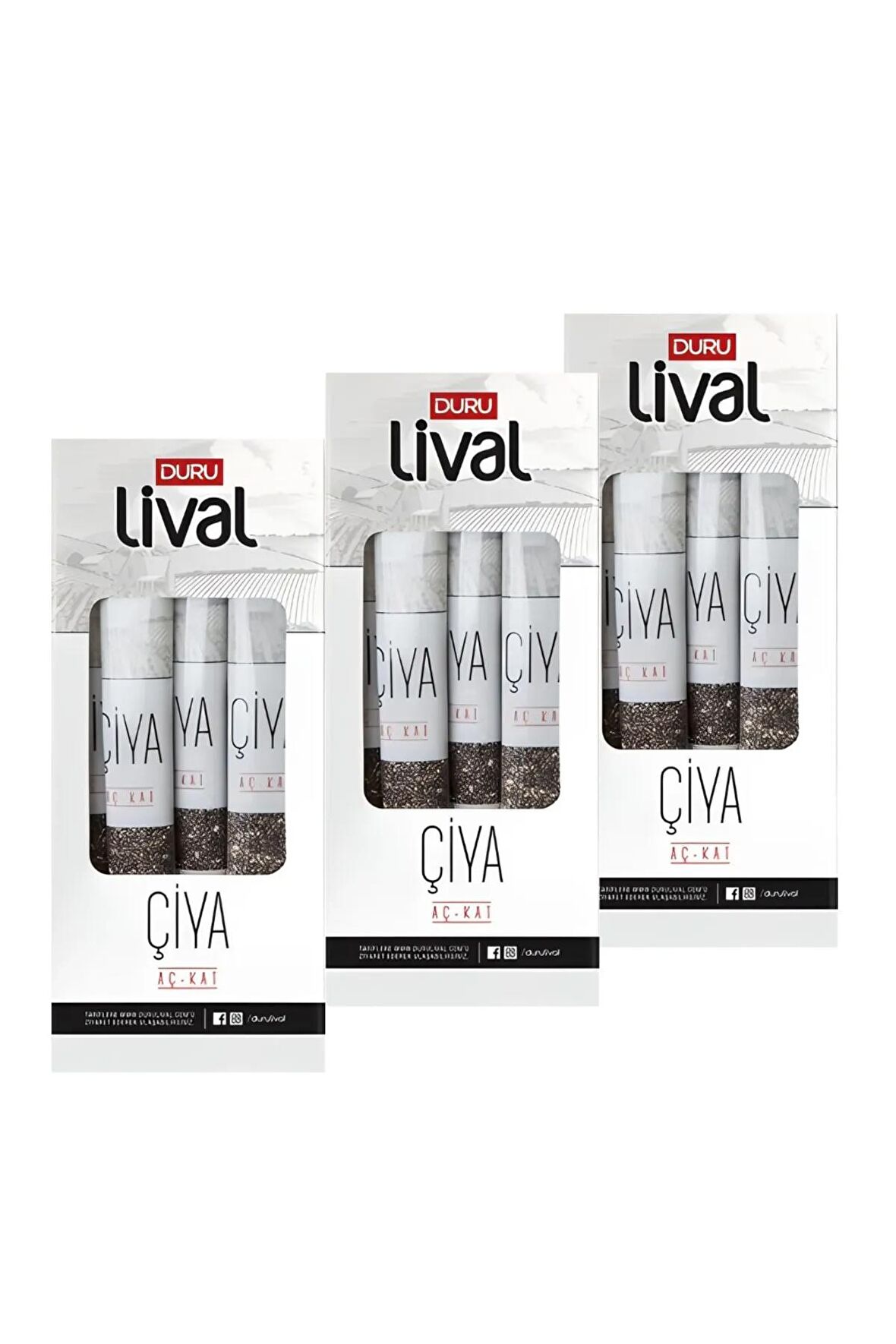 Lival Chia Aç Kat Kutu (8 G X 10 Adet) X 3 Paket