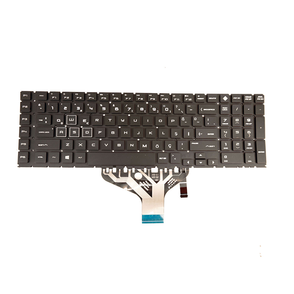 HP Omen 17-CB Notebook Klavye Işıklı RGB