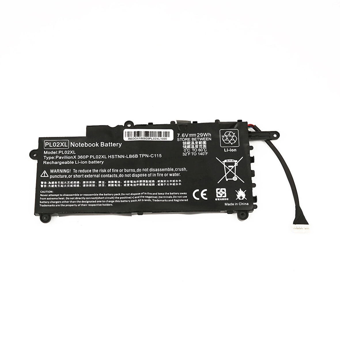 HP TPN-C115 Notebook Batarya Pil