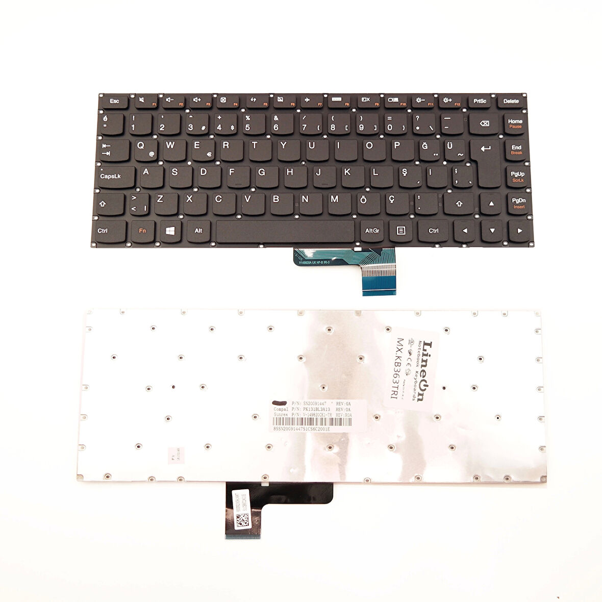 Lenovo Yoga 2 13 Notebook Klavye Tuş Takımı