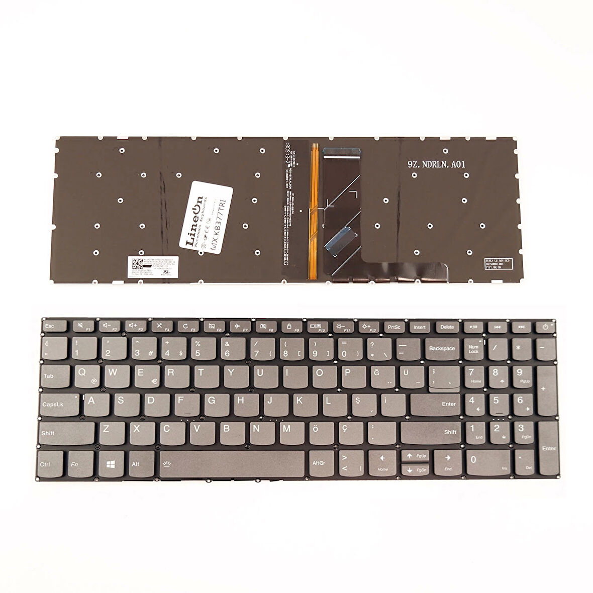 Lenovo Ideapad S145-15IWL Notebook Klavye Işıklı