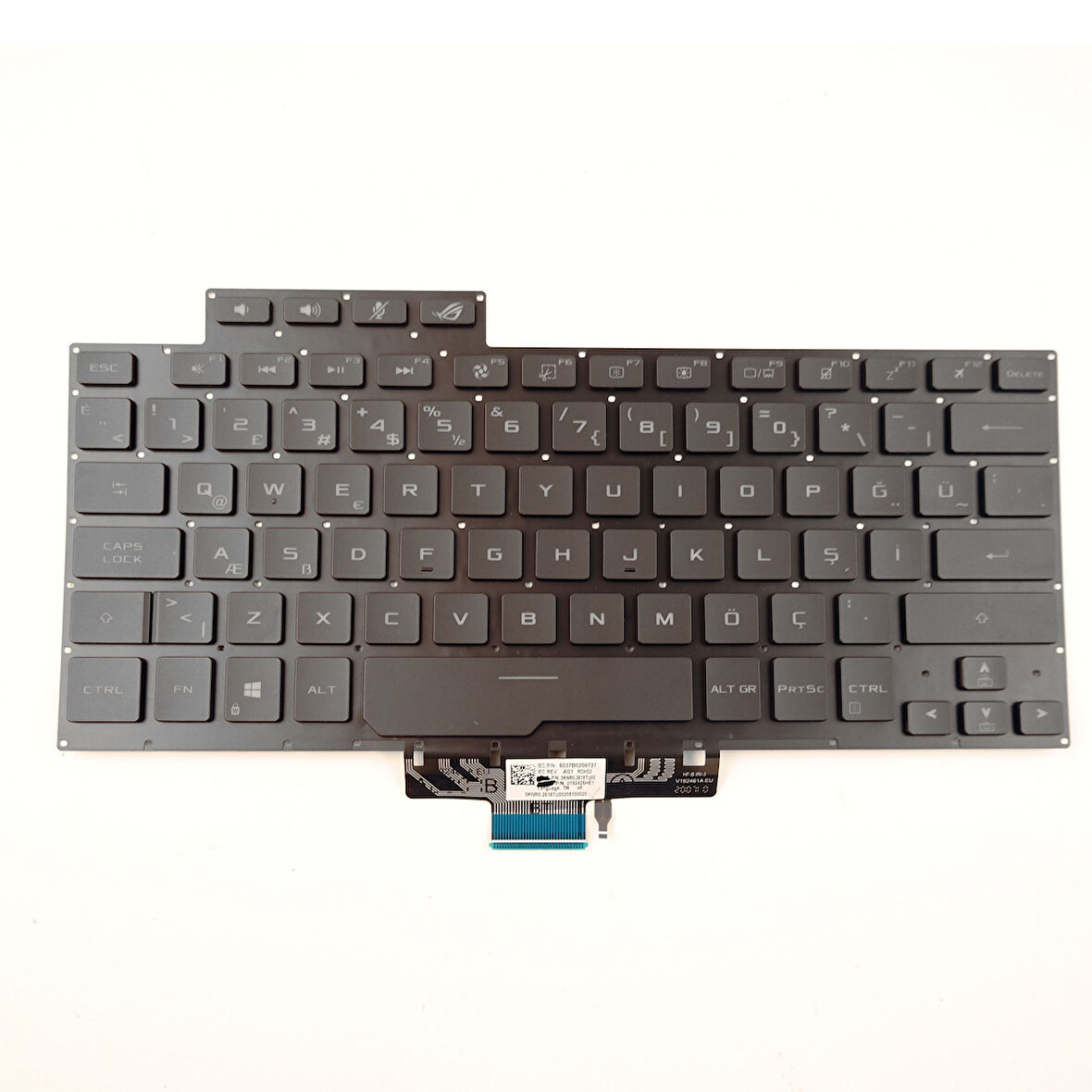 Asus ROG Zephyrus G14 GA401M GA401I Notebook Klavye Işıklı