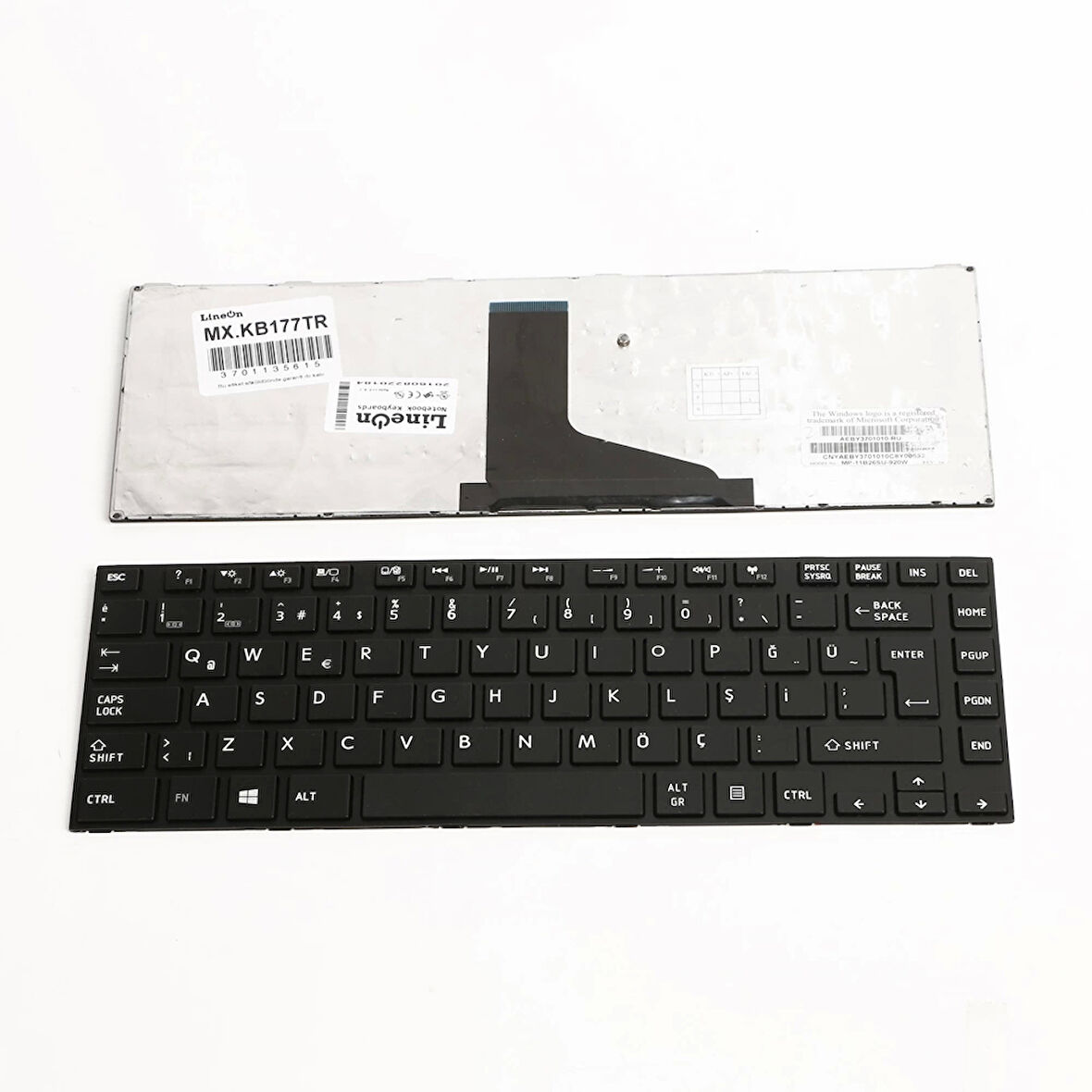 Toshiba L800 M800 M805 Klavye Siyah Türkçe