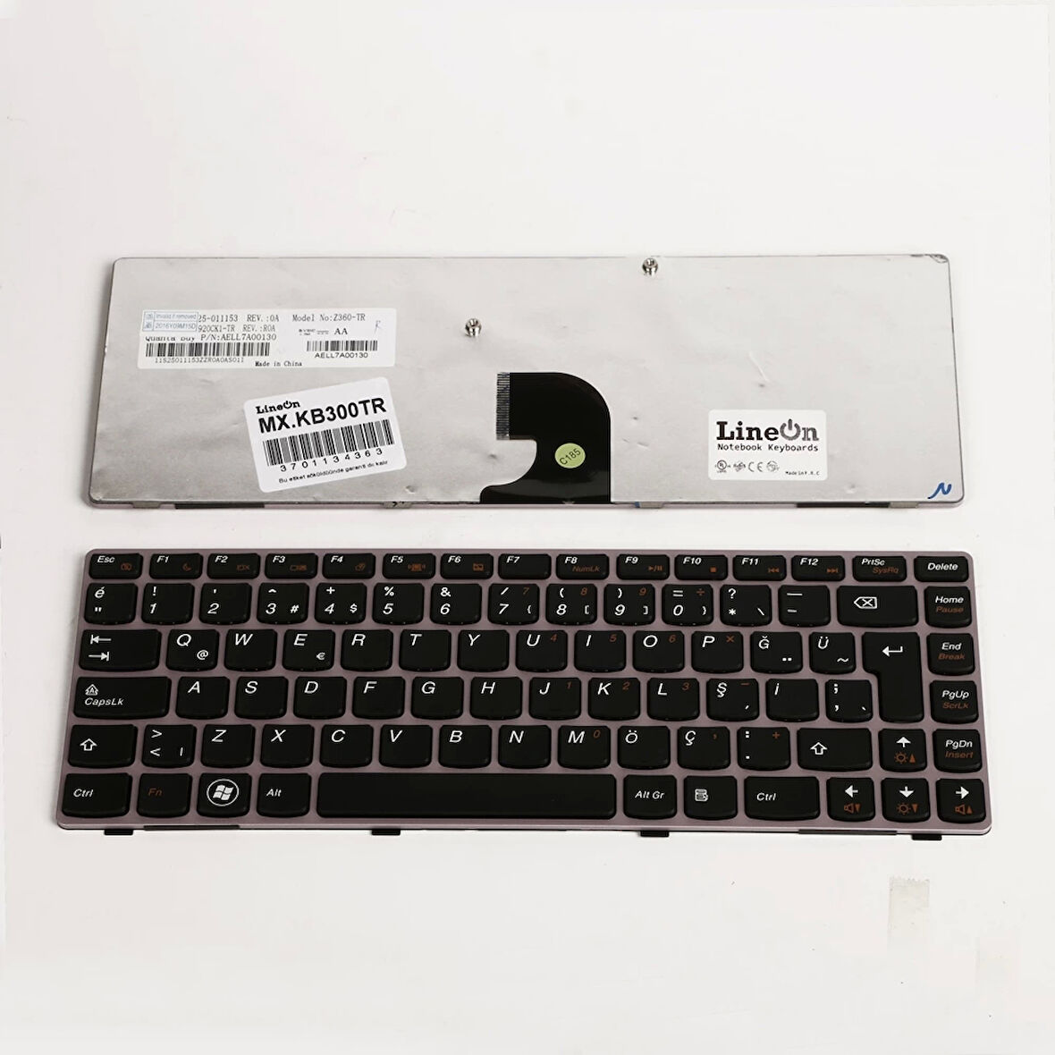 Lenovo Z360 Klavye Çerçeveli