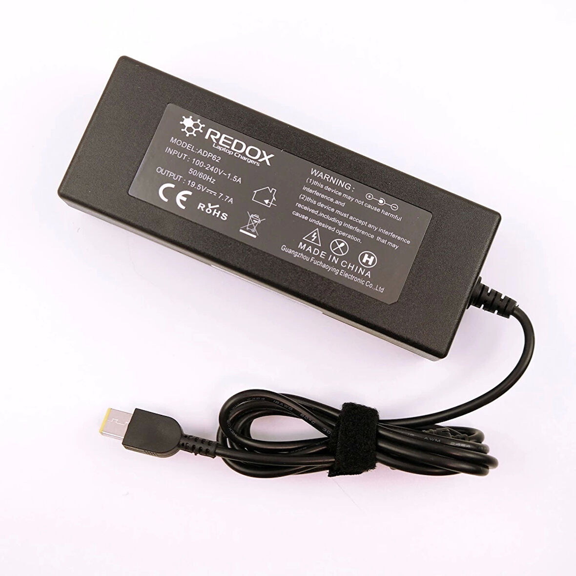 REDOX Laptop Adaptör Lenovo Uyumlu 150W 19.5v 7.7a (USB Tip)