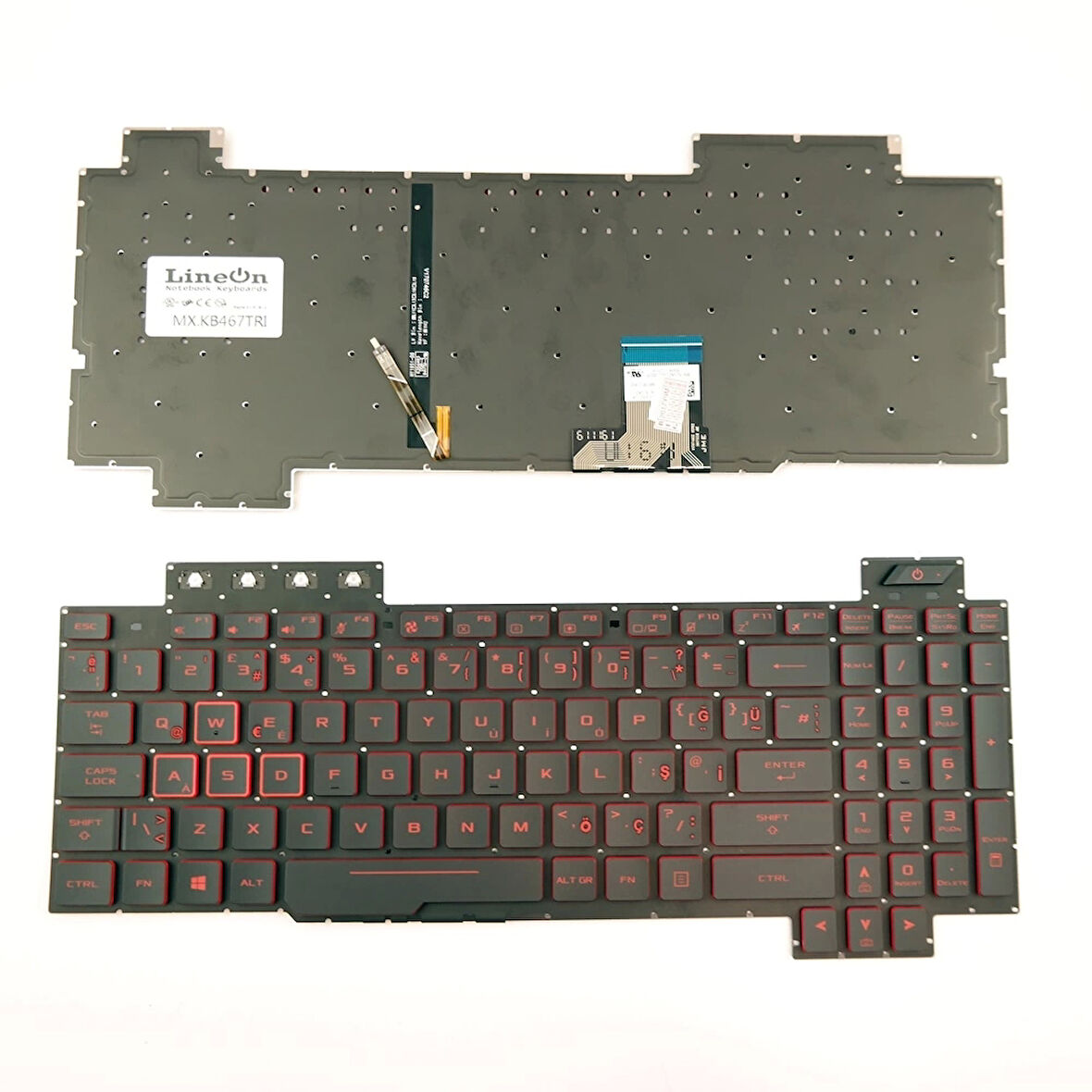Asus TUF FX504G FX504GD Notebook Klavye Işıklı