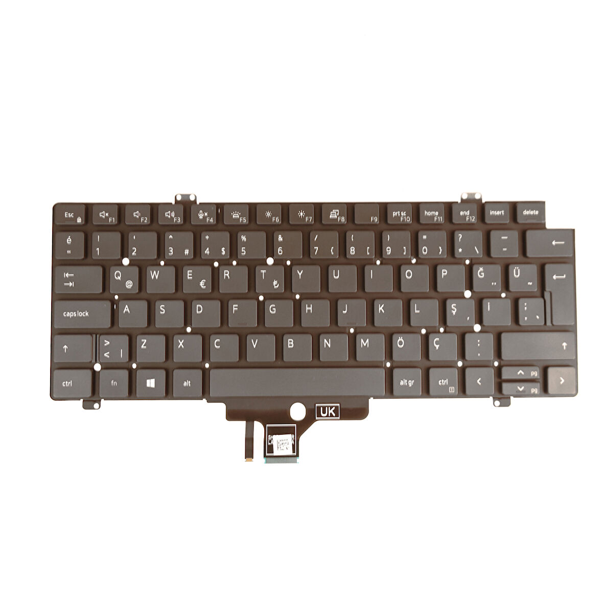 Dell Latitude 7530 7430 Notebook Klavye Işıklı