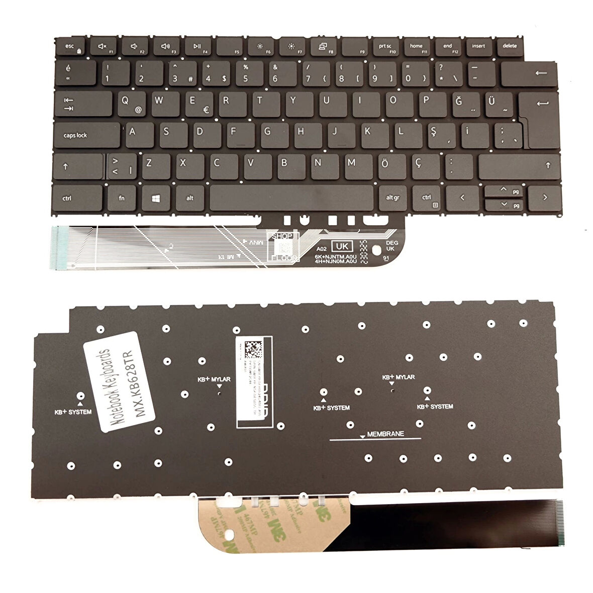 Dell Latitude 3320 3420 Notebook Klavye