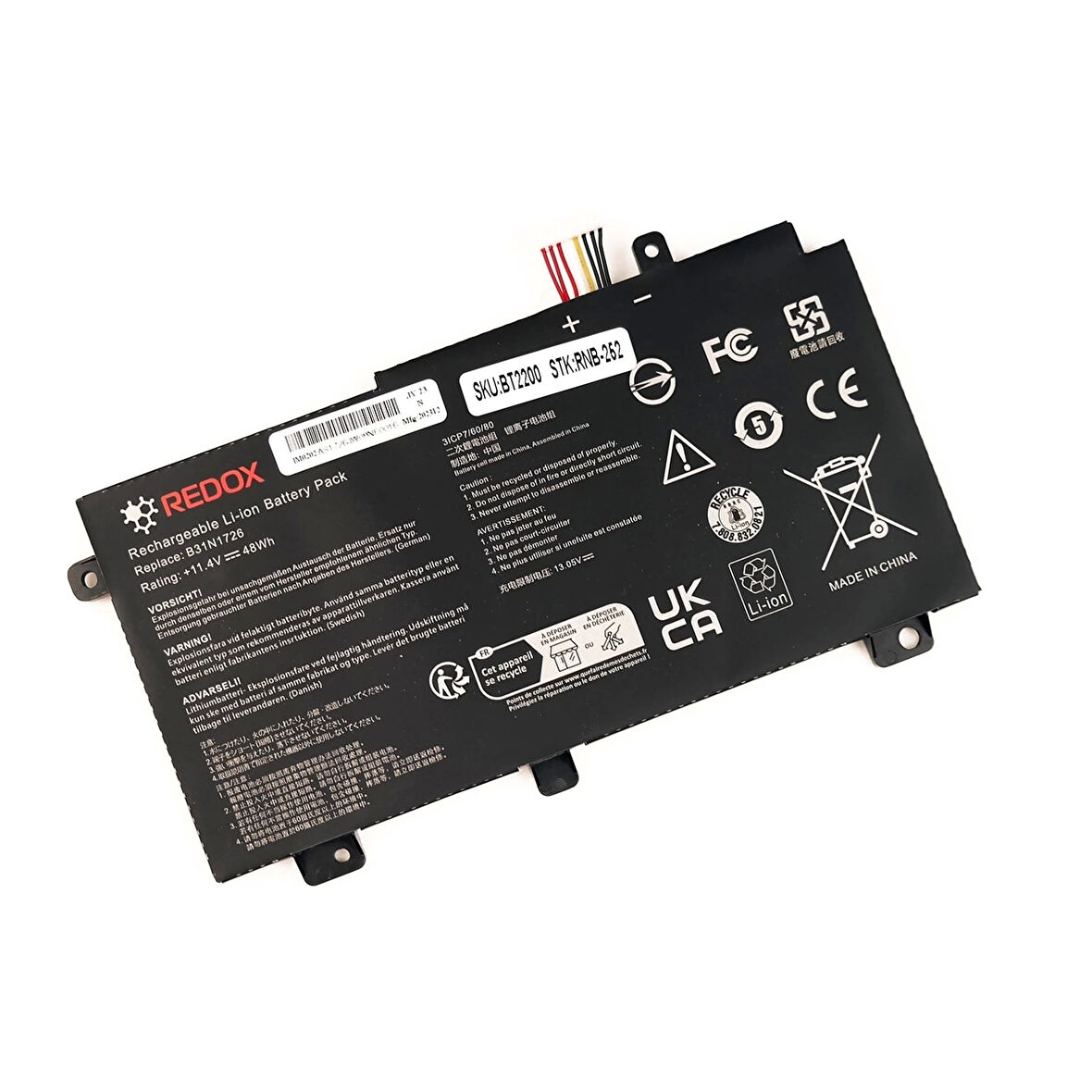 Asus FX505DT Notebook Batarya Pil
