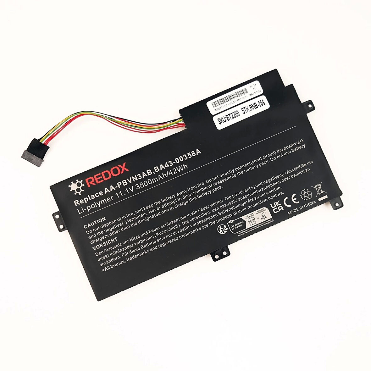 Samsung Ativ Book 4 NP470R5E Notebook Batarya Pil