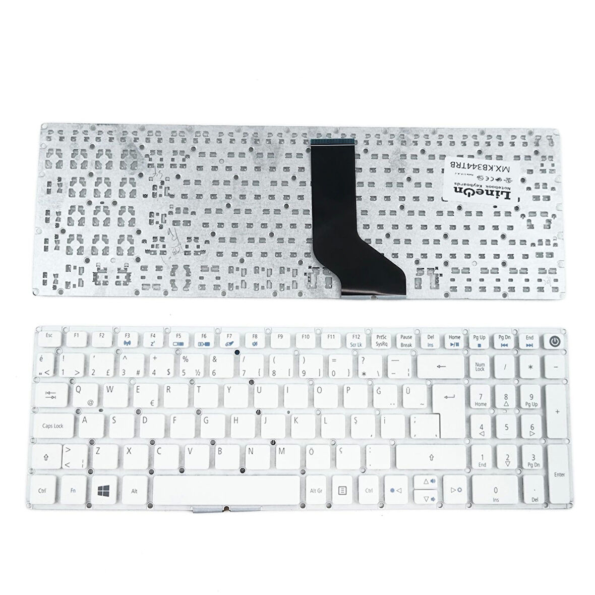 Packard Bell Easynote N16Q3 Beyaz Laptop Klavye Tuş Takımı