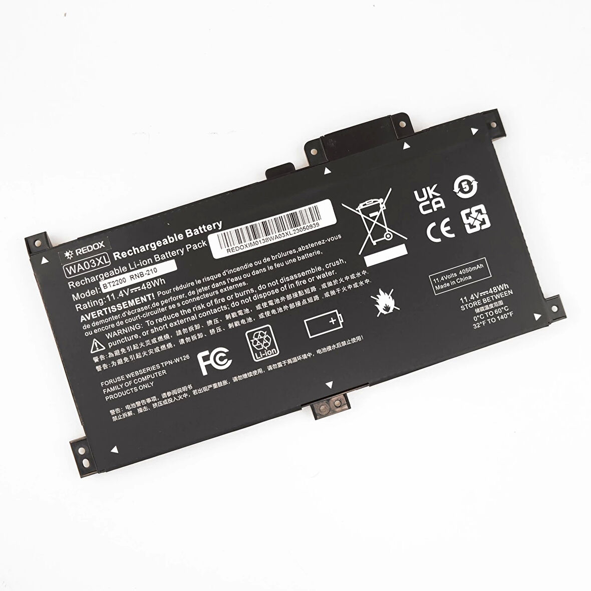 HP Pavilion X360 15-BR Notebook Batarya Pil