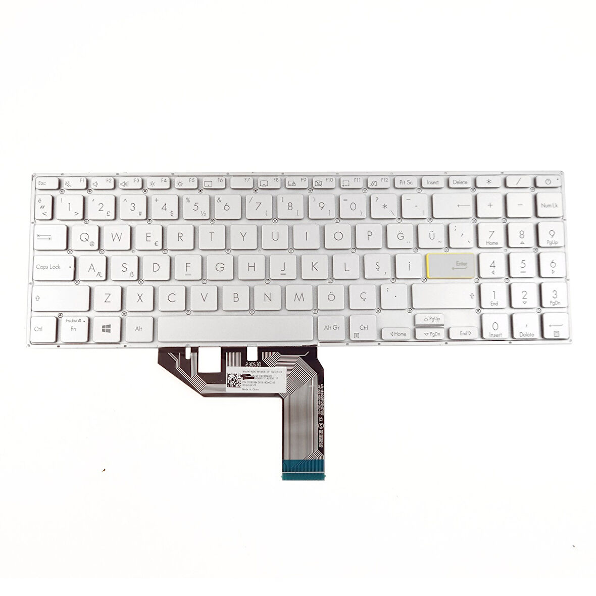 Asus VivoBook 0KNB0-5127TU00 Notebook Klavye Gri
