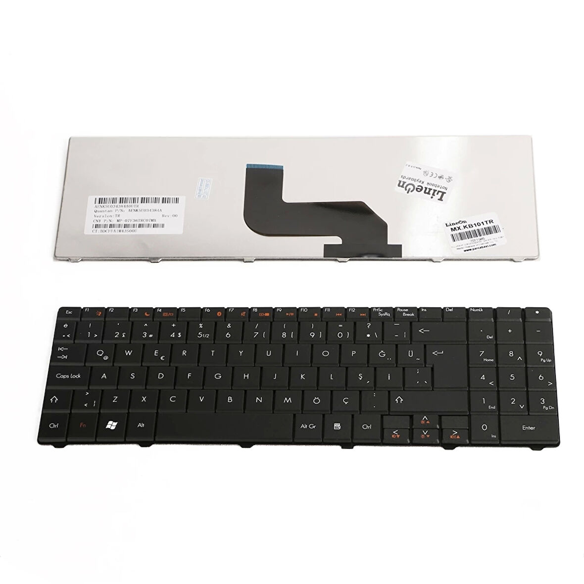 Packard Bell mp-07f36tq-4424h Klavye Tuş Takımı