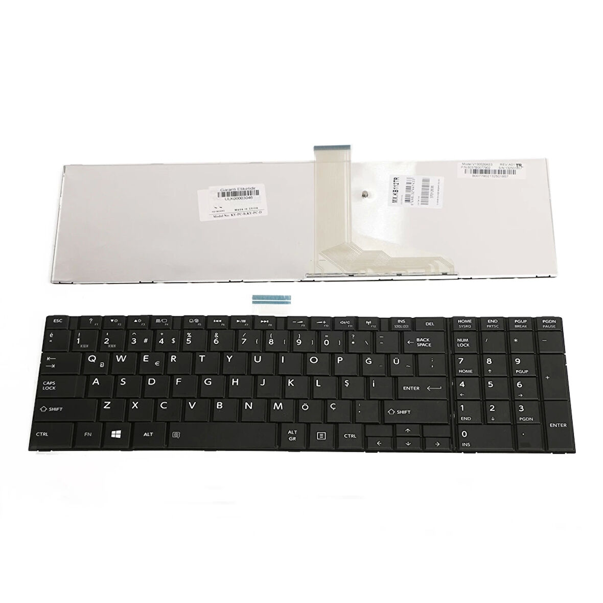 Toshiba Satellite L850-B5K Klavye Tuş Takımı Siyah