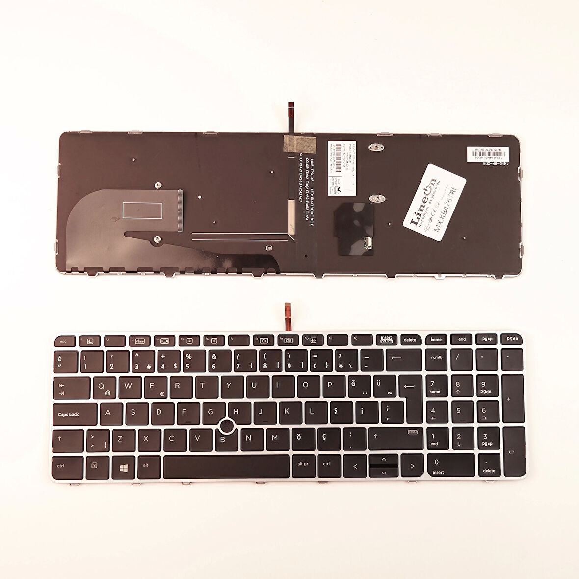 HP NSK-CY2BV, zbook 17 G3 Notebook Klavye Işıklı
