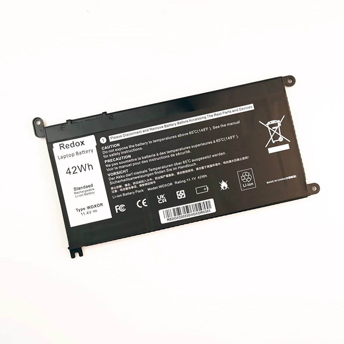 Dell Inspiron 3580 Notebook Batarya Pil