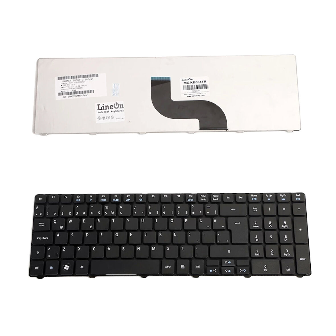 Acer V104730Dk3 Tr Klavye