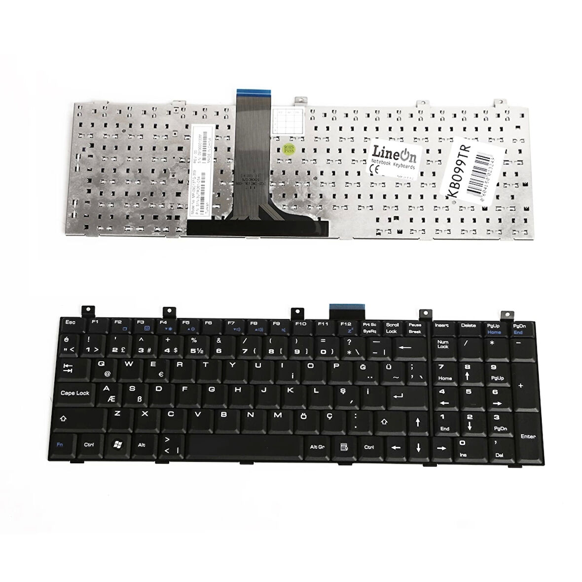 MSI MS1731 Laptop Klavye Türkçe