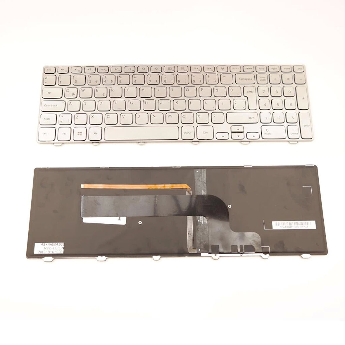 Dell 15-7537 15-7000 15-7737 Uyumlu Klavye Tuş Takımı Işıklı