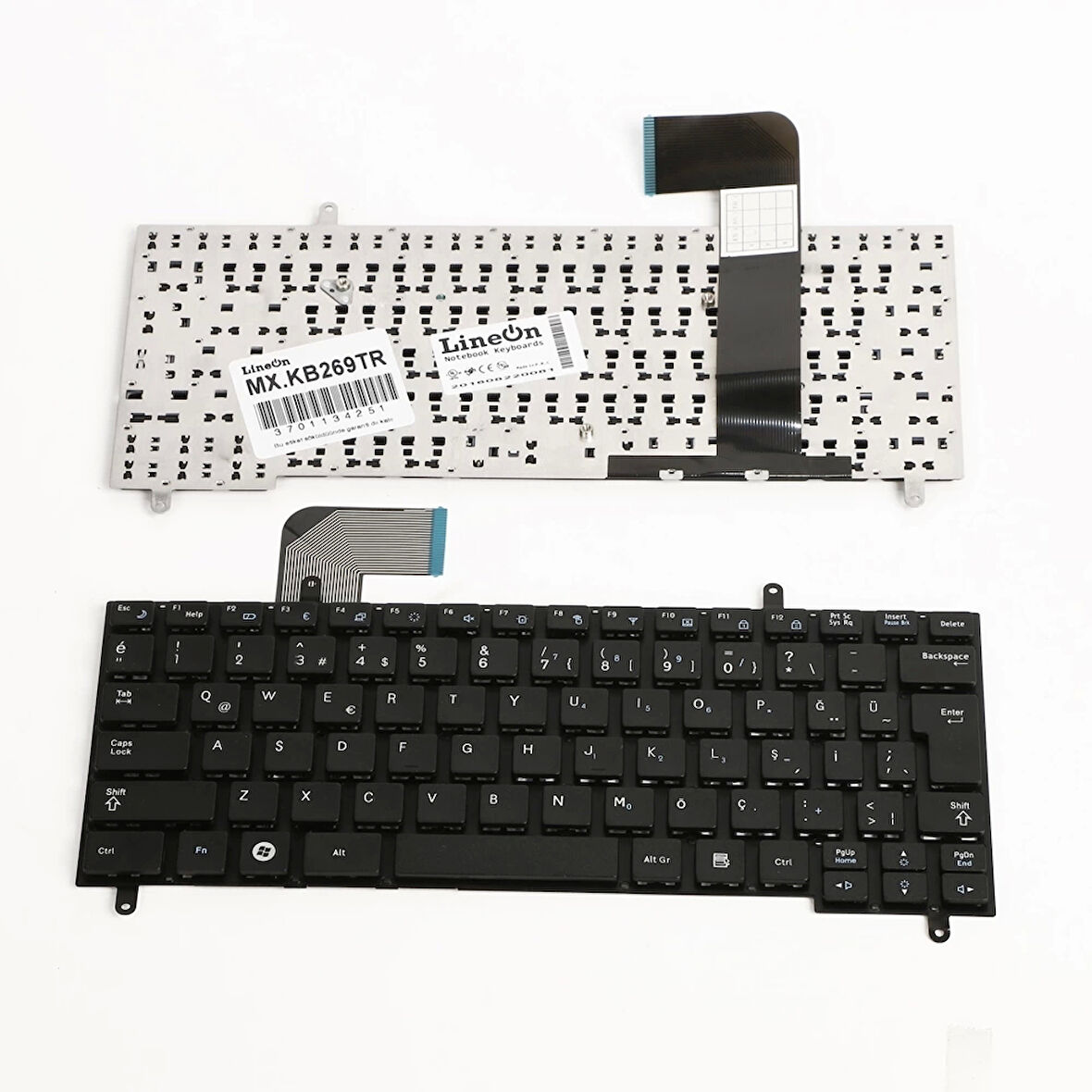 Samsung NP N210 N220 N250 Klavye Siyah Türkçe