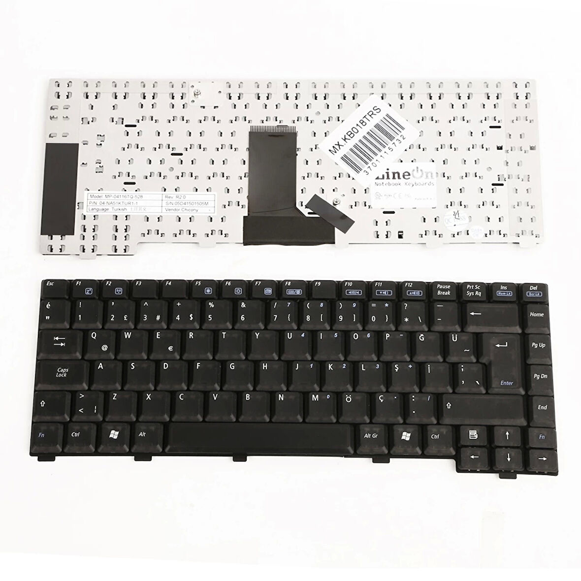 04-NA51KTUR1-1 Notebook Klavye