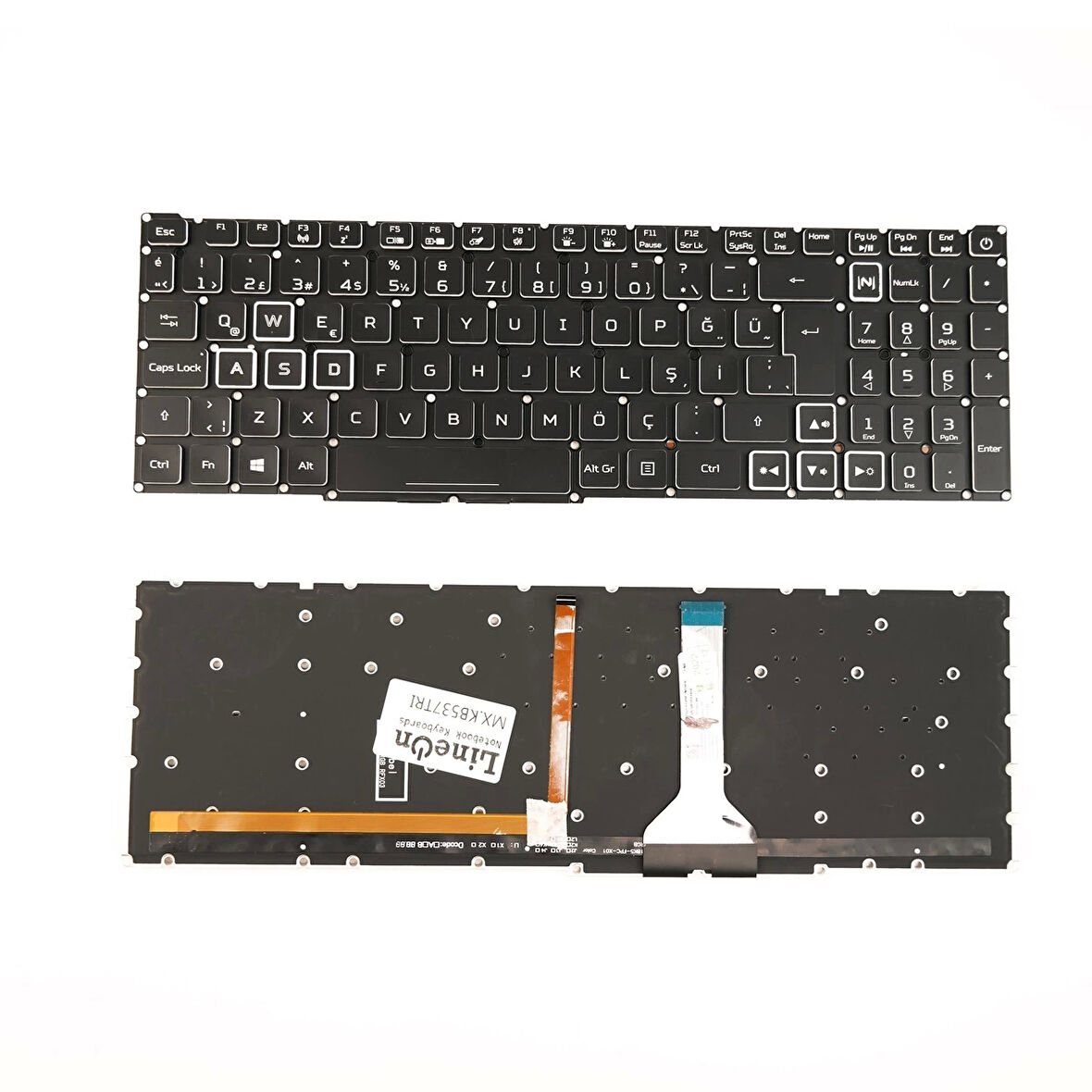 Acer Predator Helios 300 PH317-51 Notebook Klavye Işıklı (RGB)