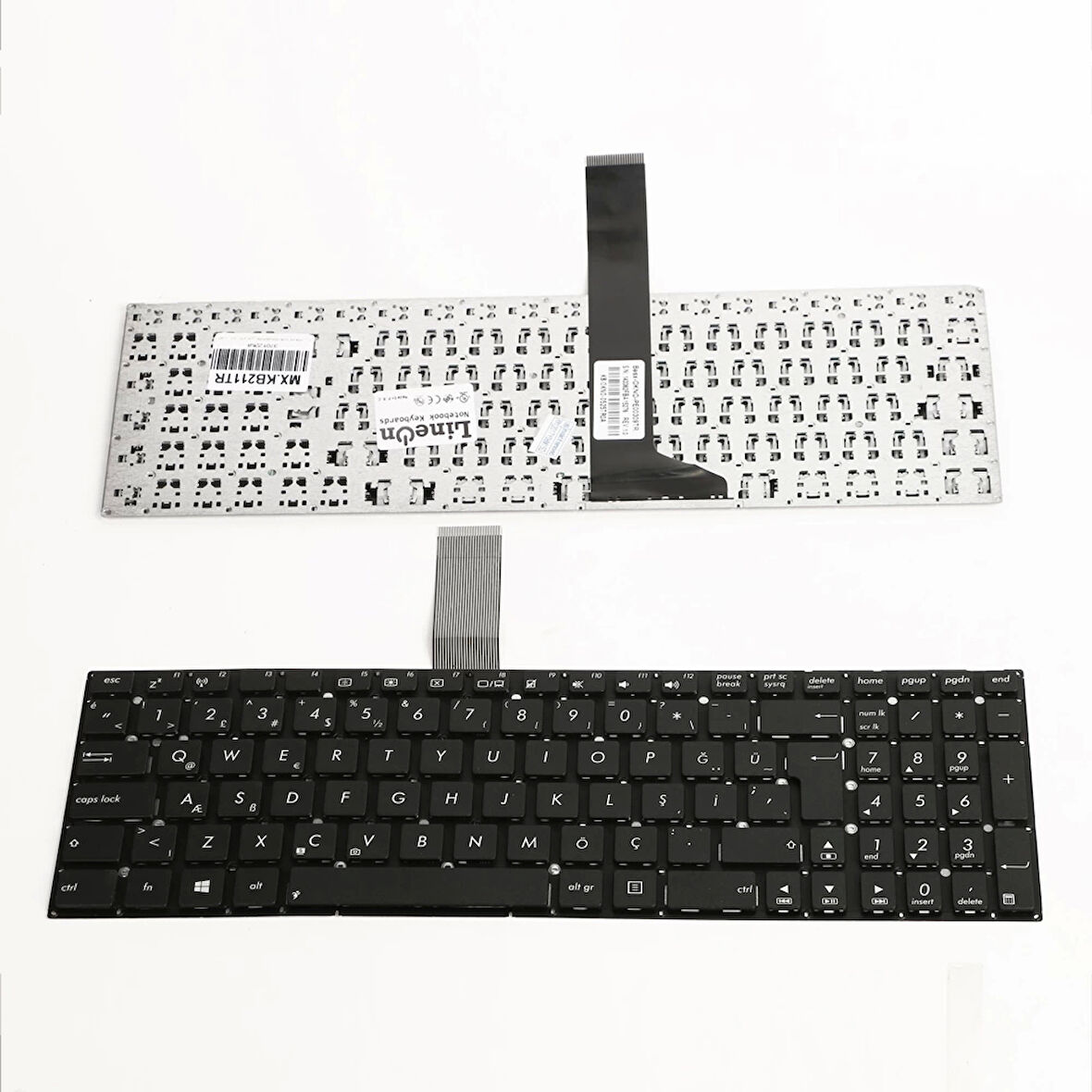 ASUS X552 X552C X552CL X552E Klavye Siyah Türkçe