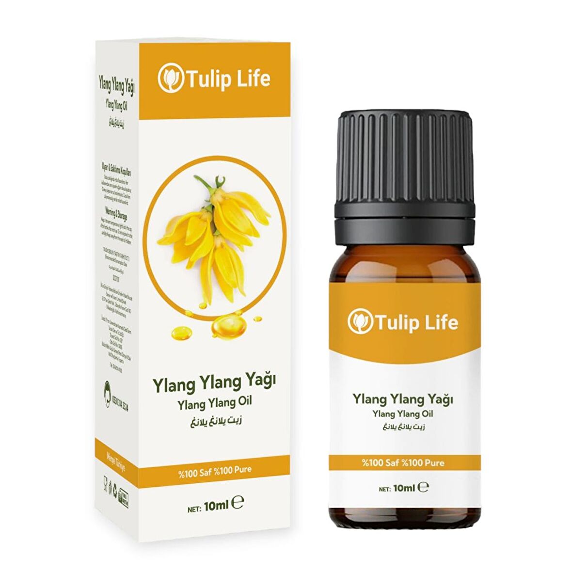 Ylang Ylang Uçucu Yağı %100 Saf Seyreltilmemiş ( Ylang Ylang Oil ) 10 ML