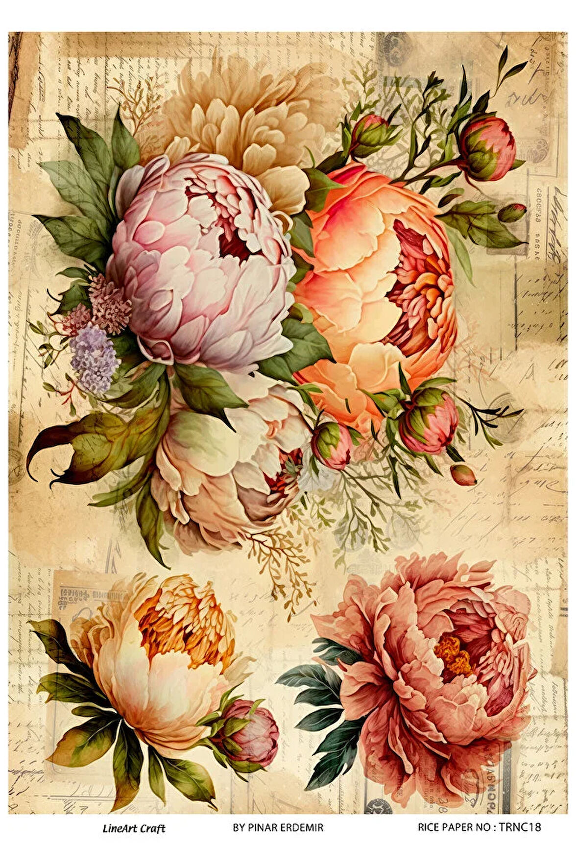 Turuncu Serisi TRNC18 Pirinç Dekopaj 30*42 cm