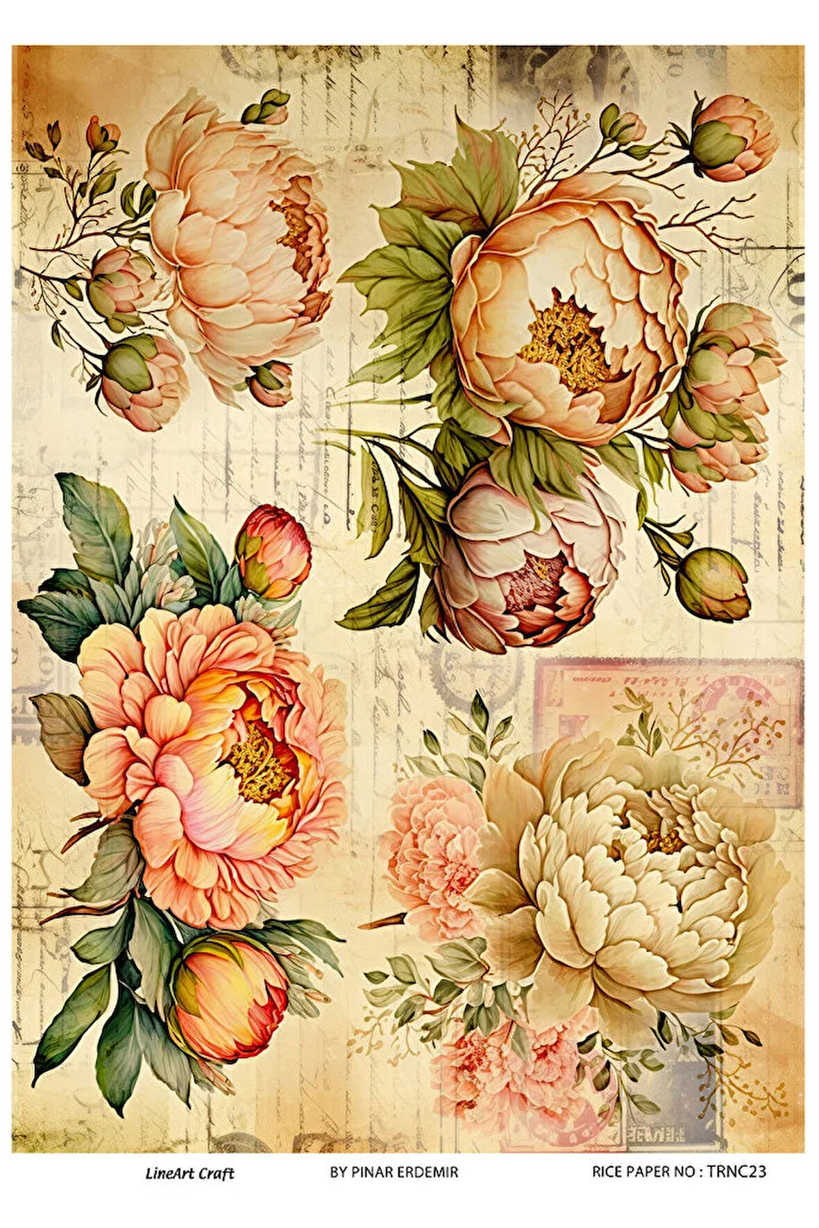 Turuncu Serisi TRNC23 Pirinç Dekopaj 30*42 cm