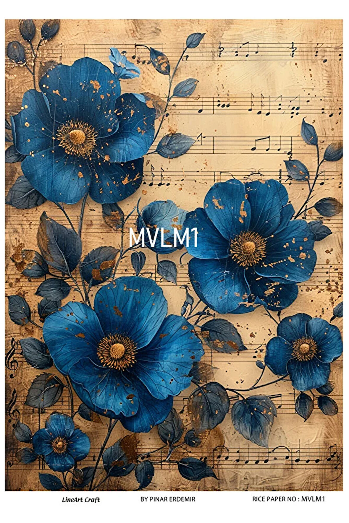 Mavi Serisi MVLM1 Pirinç Dekopaj 30*42 cm
