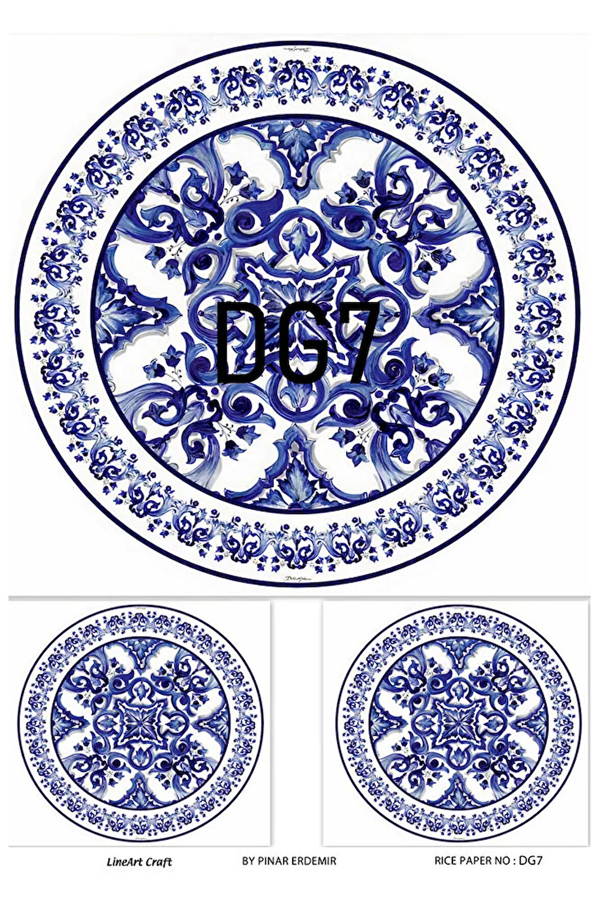 Marka Serisi DG7 Pirinç Dekopaj 30*42 cm