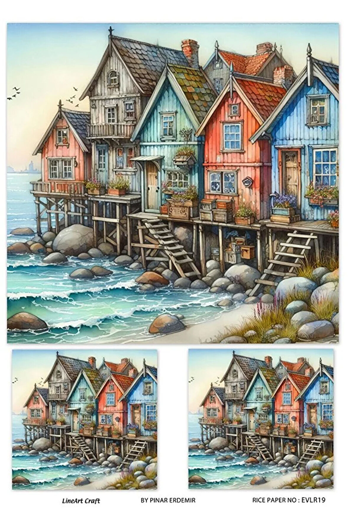 Evler Serisi EVLR19 Pirinç Dekopaj 30*42 cm