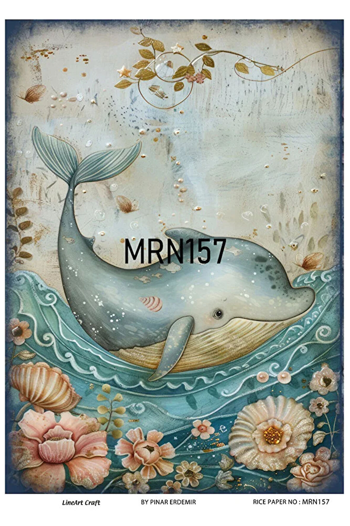 Marine Serisi MRN157 Pirinç Dekopaj 30*42 cm