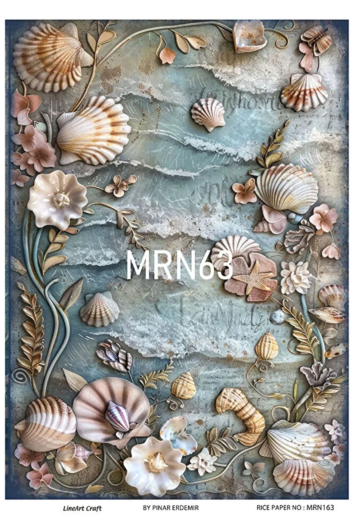 Marine Serisi MRN163 Pirinç Dekopaj 30*42 cm