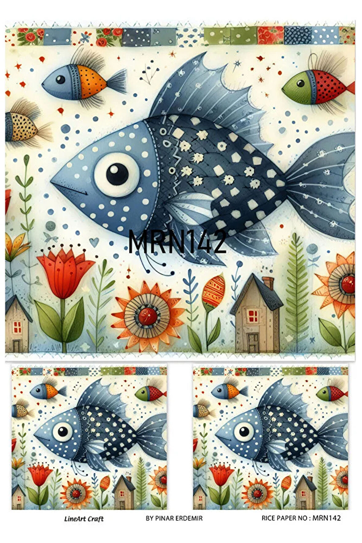 Marine Serisi MRN142 Pirinç Dekopaj 30*42 cm