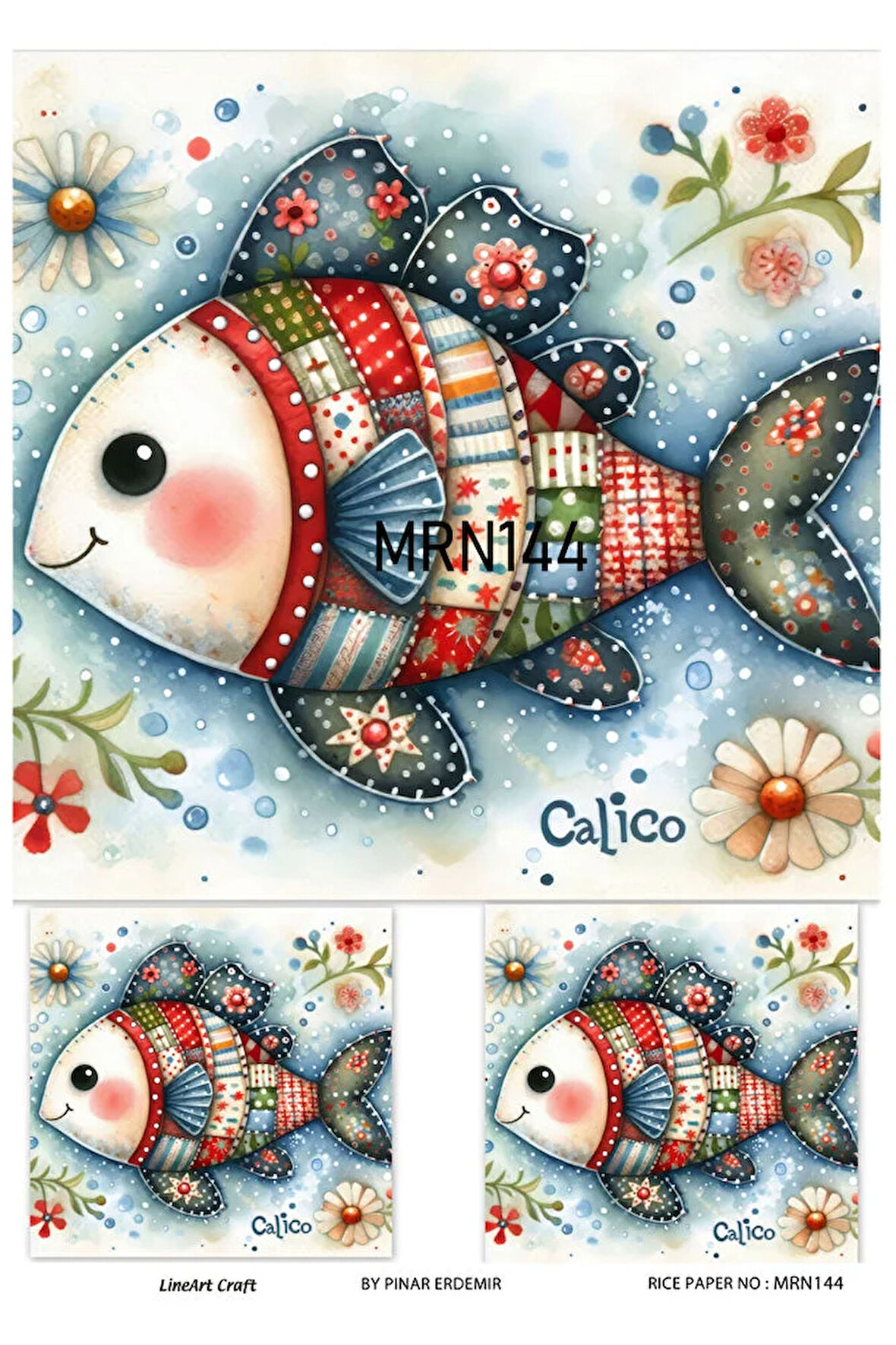 Marine Serisi MRN144 Pirinç Dekopaj 30*42 cm