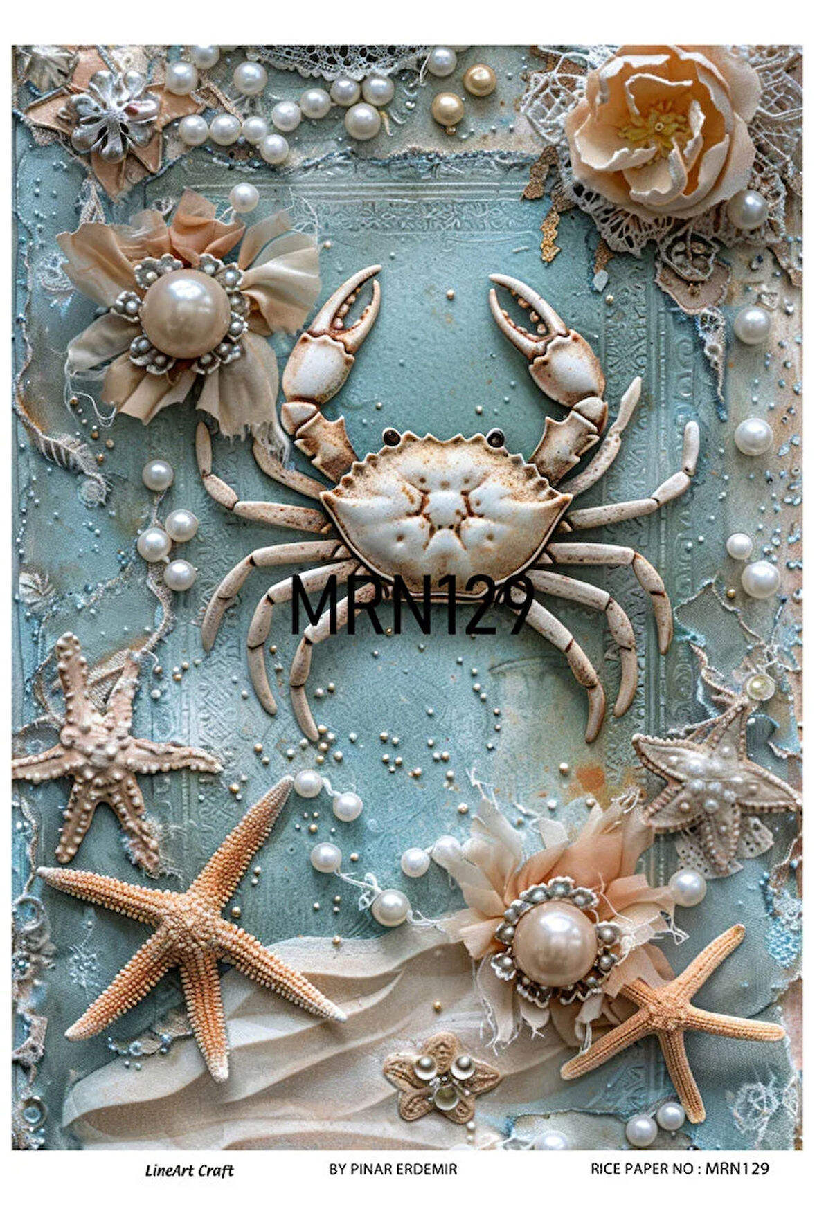 Marine Serisi MRN129 Pirinç Dekopaj 30*42 cm