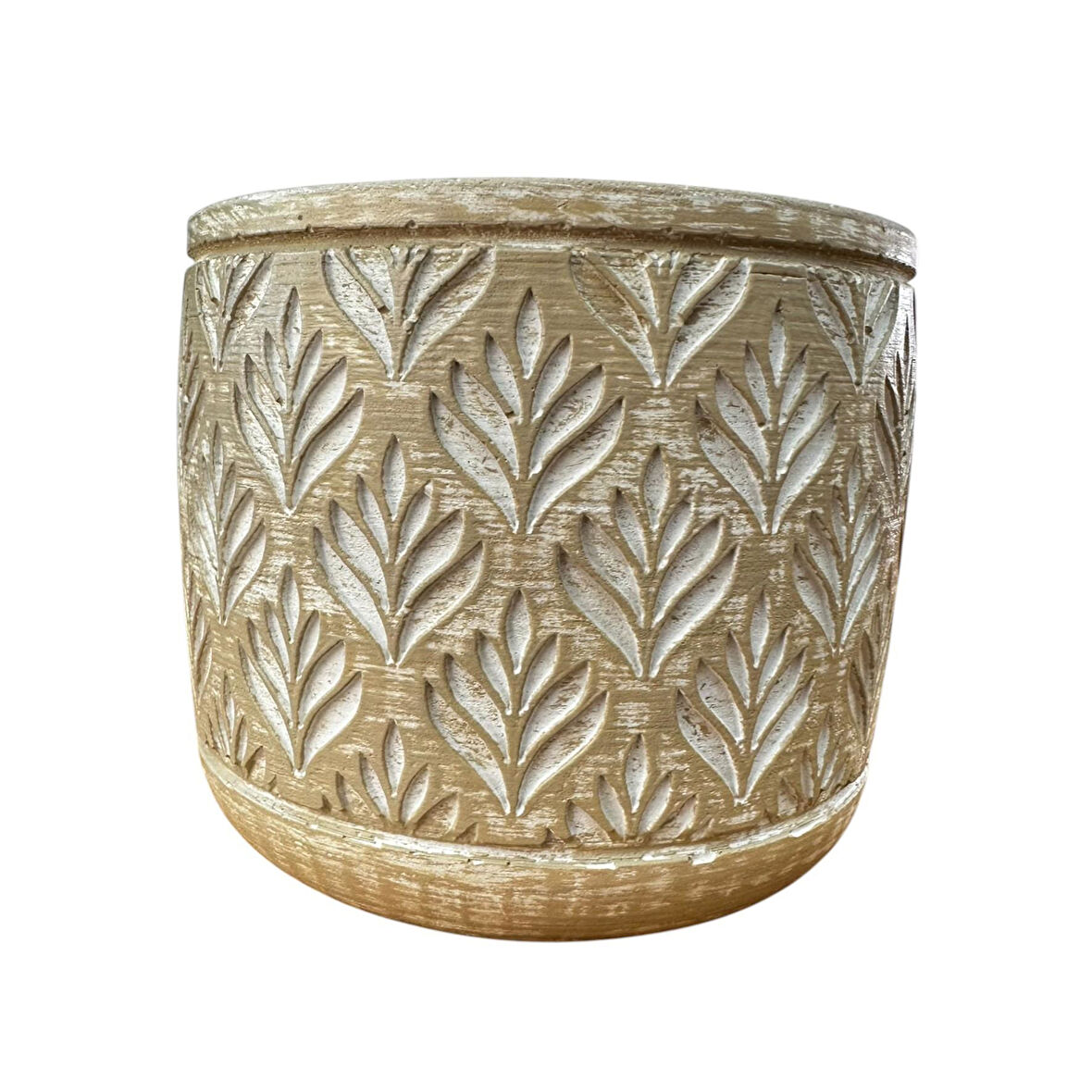 Bitki Tasarımı Ev dekorasyon Bej Lotus Beton Saksı Çiçeklik Saksılık