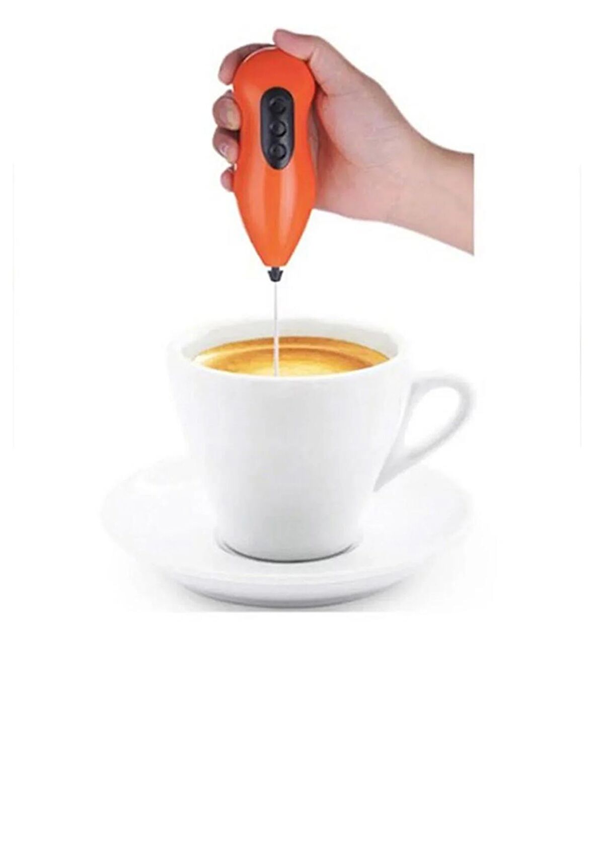  Pilli Mini Mixer Kahve Süt Köpürtücü Karıştırıcı Cappuccino Mixer